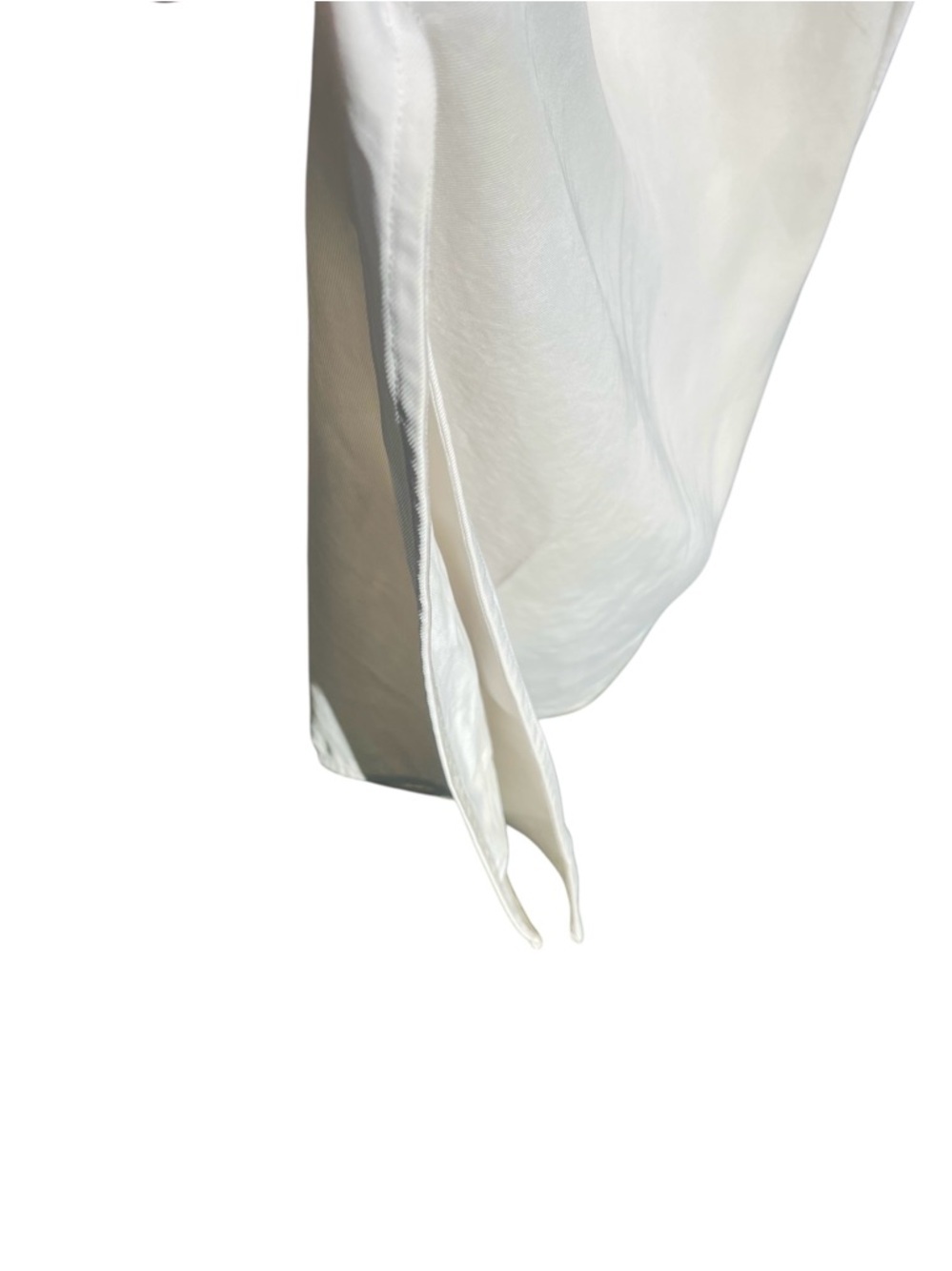 Everlane Creamy White V-Neck Slip Dress, Classic, Minimalist, versatile, 4 - Picture 9 of 9